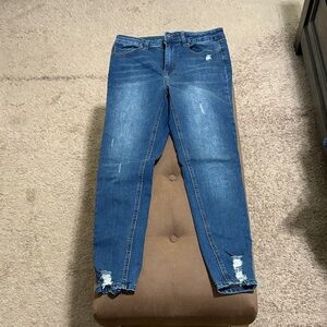 Classic Blue Skinny Jeans for Women